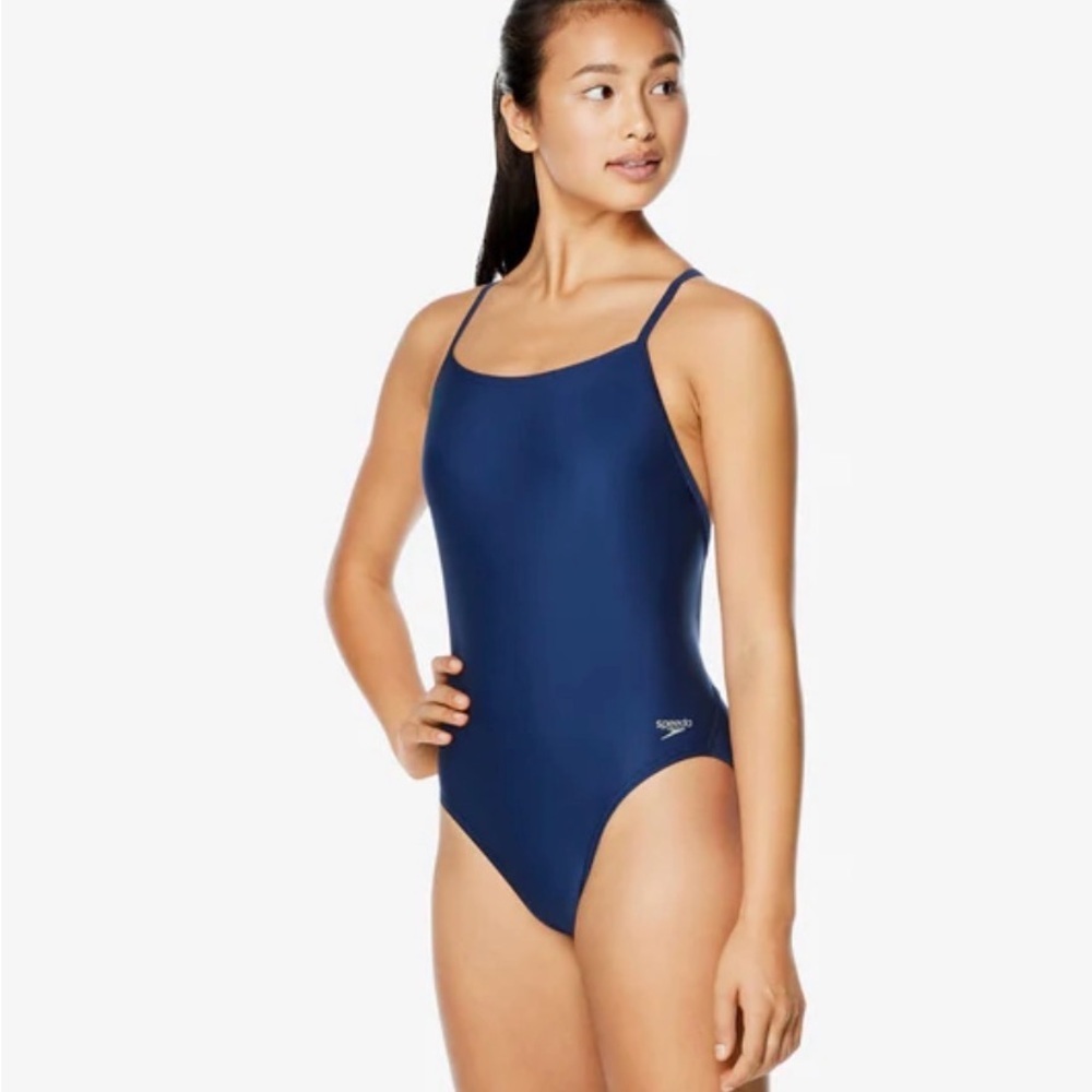 Speedo Kids One Piece Swimsuit - Deep Blue